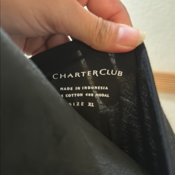 Charter Club XL Elegant Black Ruffled Women's Top!! - Picture 5 of 6